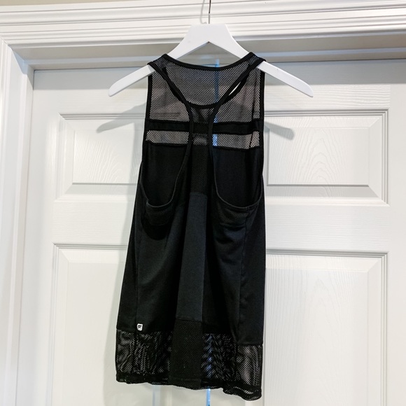 Fabletics Black Tank with Mesh Detailing - Picture 7 of 7